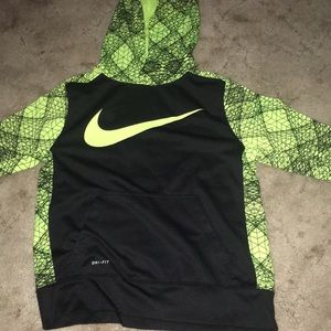 A Nike hoodie
